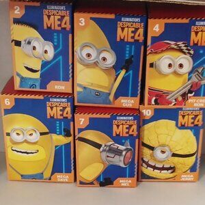 McDonalds 2024 Despicable ME4 Happy Meal Toy Lot of Six